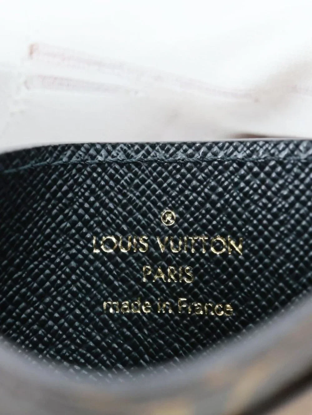 Louis Vuitton  Reverse Monogram Canvas Card holder Brown
